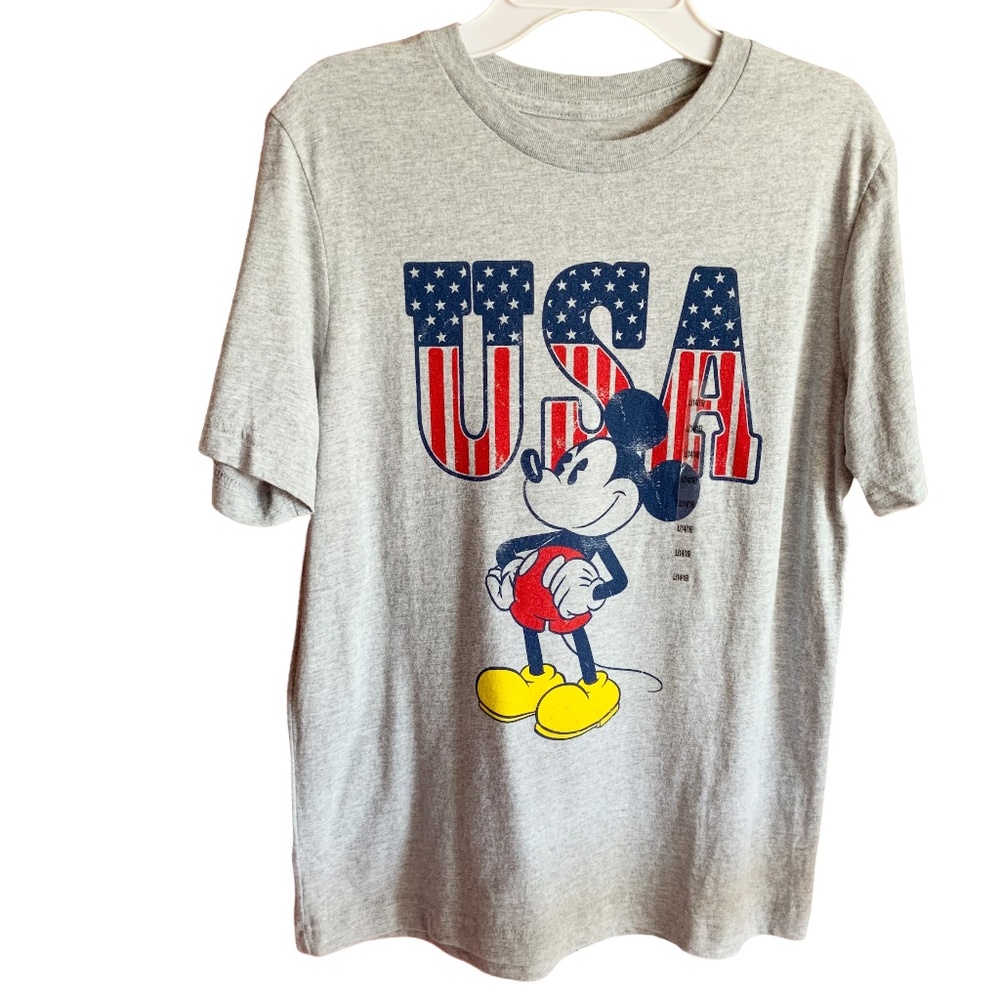 Disney Kids USA Tee Sz L